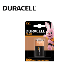 1 Pile alcaline blister Duracell Plus 6LR61 9V 550mAh