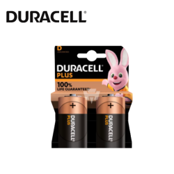 Pile alcaline blister x2 Duracell Plus LR20 - D 1.5V 18Ah.avenuedelasécurité