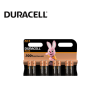 Pile alcaline blister x8 Duracell Plus LR6 - AA 1.5V 2.7Ah avenue de la sécurité