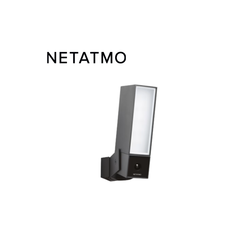 Caméra Extérieure Intelligente Netatmo connectée projecteur LED inclus Full HD avenue de la sécurité