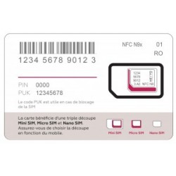 Carte Sim M2M Bouygues 100 Mo