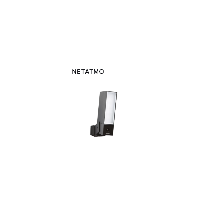 Camera Exterieure Intelligente Netatmo connectee projecteur LED inclus Full HD