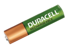 Pile Duracell 1.2 V avenue de la sécurité